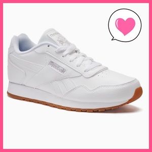 Reebok Classic all White leather gum sole 5 7